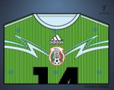 Camiseta del mundial de fútbol 2014 de México