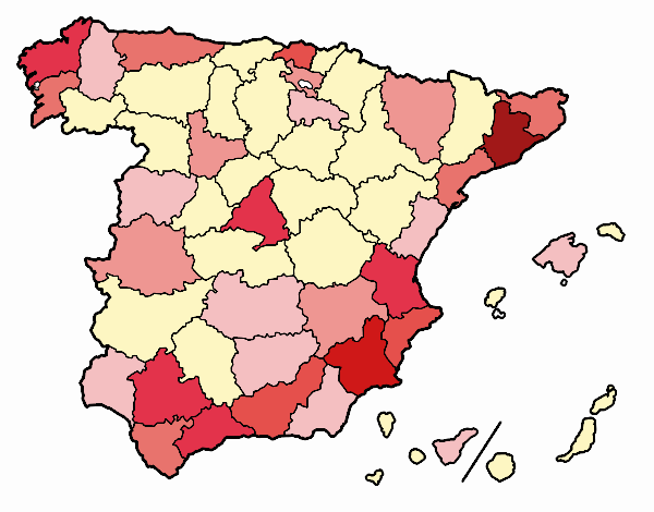 Las provincias de España