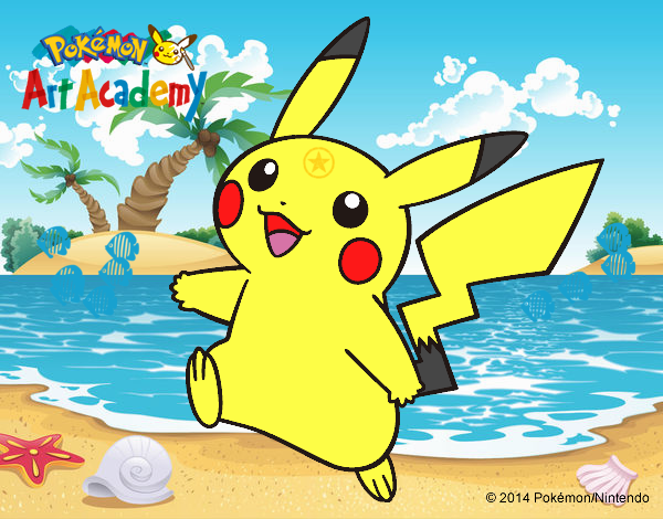 Pikachu en Pokémon Art Academy