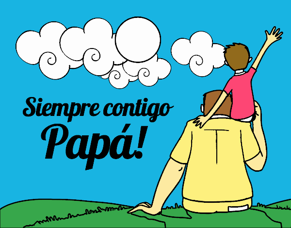 te amo  papá