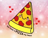 You have a pizza my heart