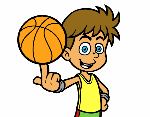 Jugador de baloncesto junior