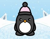 Pingüino navideño