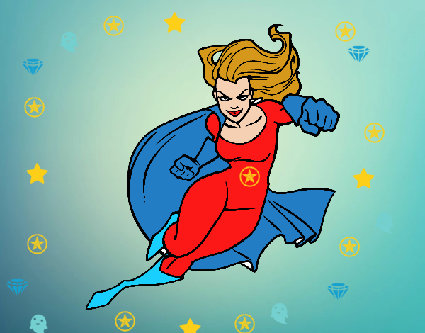 Super girl al ataque