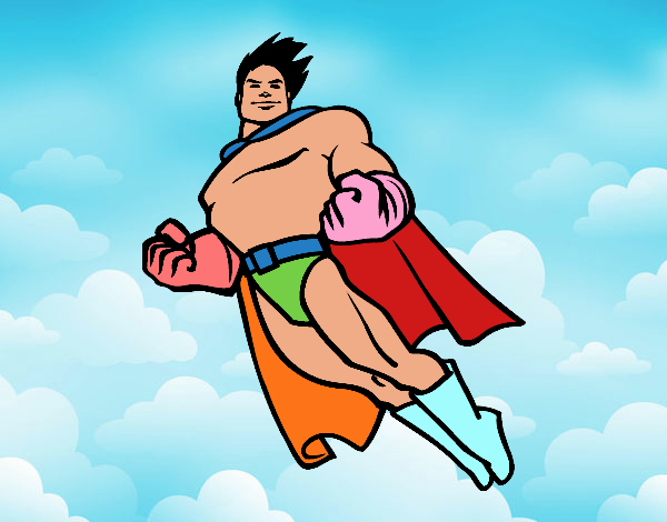 Superman volando