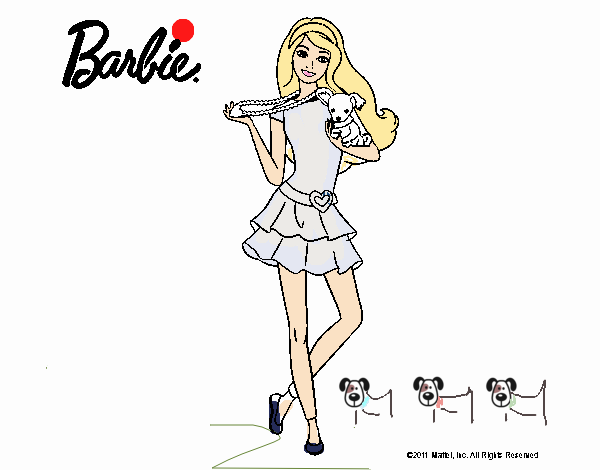 Barbie y su mascota