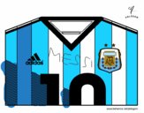 Camiseta del mundial de fútbol 2014 de Argentina