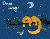 El gato y la luna