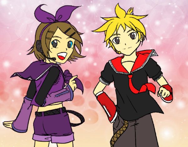 Rin y Len Kagamine Vocaloid