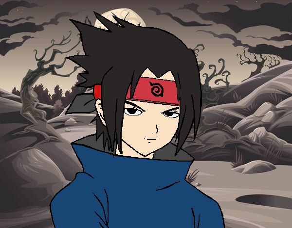 Sasuke enfadado