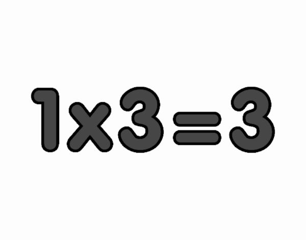 1×3=3