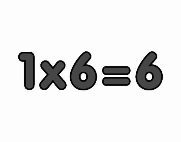 1×6=6