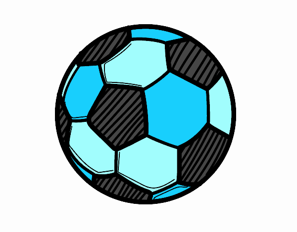 Dibujo de Balón de fútbol pintado por en Dibujos.net el día 21-09-20 a las  20:23:40. Imprime, pinta o colorea tus propios dibujos!