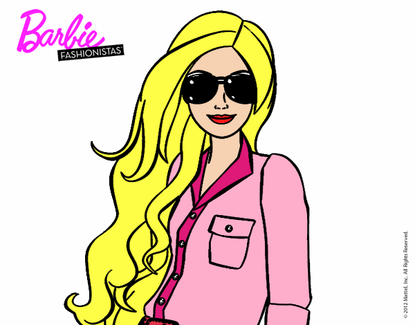 Barbie con gafas de sol