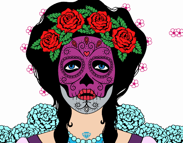 Mujer calavera mejicana