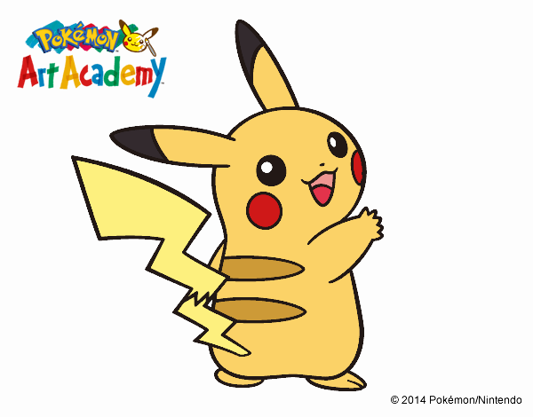 Pikachu de espaldas