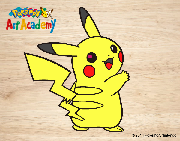 Pikachu de espaldas