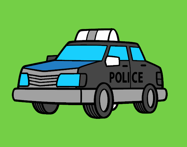 Un coche de policía