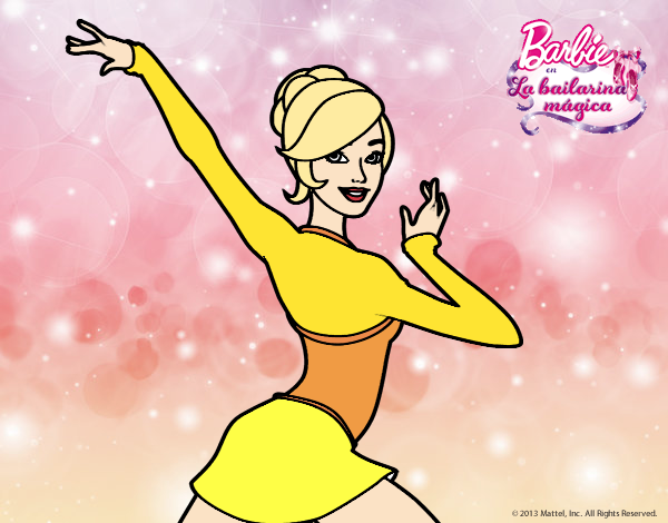 Barbie en postura de ballet