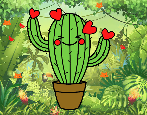 Cactus corazón