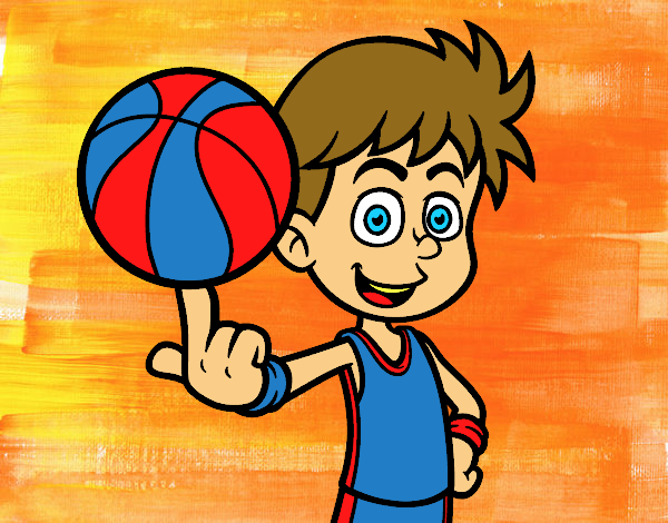 Jugador de baloncesto junior