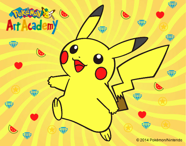 Pikachu en Pokémon Art Academy