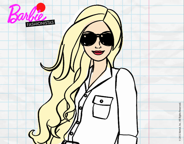 Barbie con gafas de sol