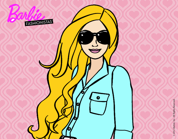 Barbie con gafas de sol