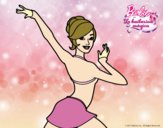 Barbie en postura de ballet