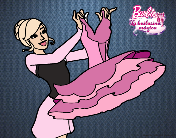 Barbie y su vestido de ballet