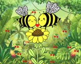 Pareja de abejas