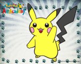 Pikachu saludando