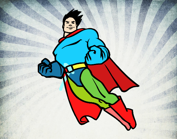 Superman volando
