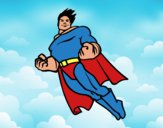 Superman volando