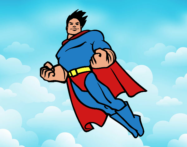 Superman volando