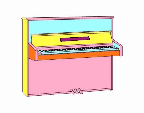 Un piano de pared