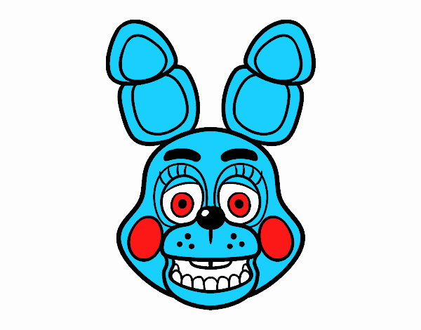 Cara de Toy Bonnie de Five Nights at Freddy's