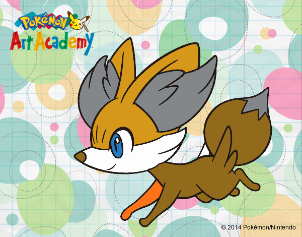 Fennekin corriendo