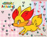 Fennekin corriendo