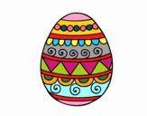 Huevo de Pascua decorado