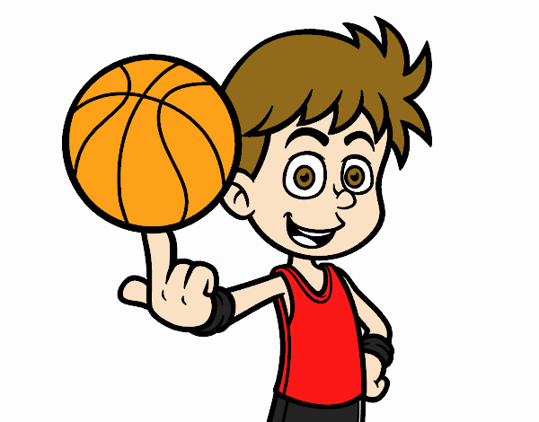 Jugador de baloncesto junior