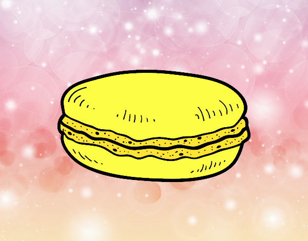 un macaron de limon