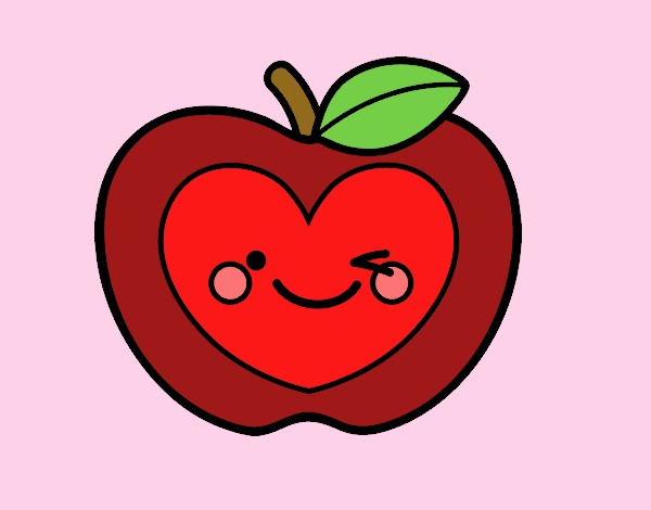 Manzana corazón