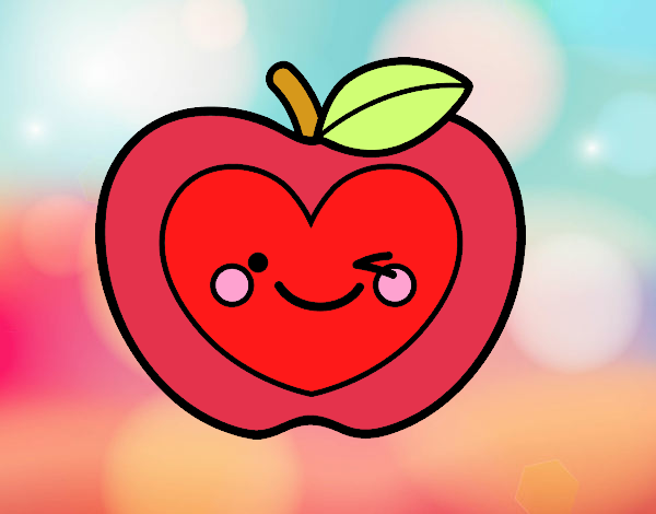 Manzana corazón