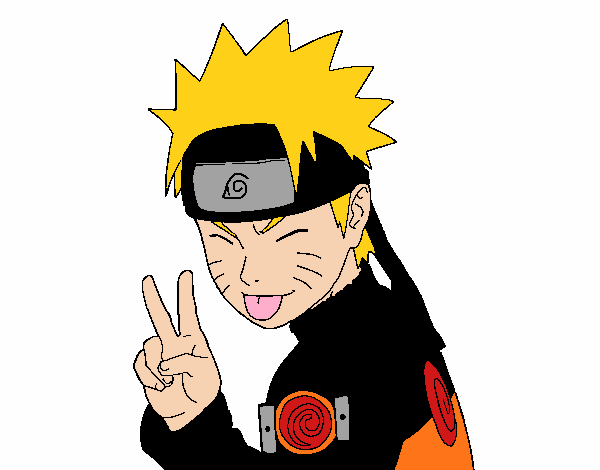 Naruto sacando lengua