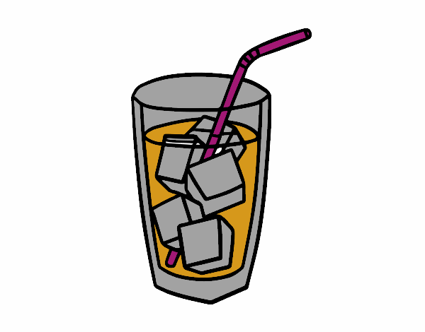 Un vaso de refresco