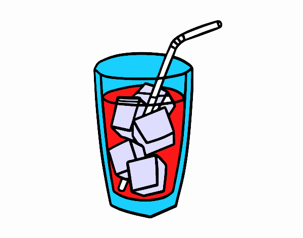 Un vaso de refresco