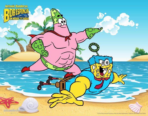 Bob esponja y patricio