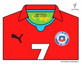 Camiseta del mundial de fútbol 2014 de Chile
