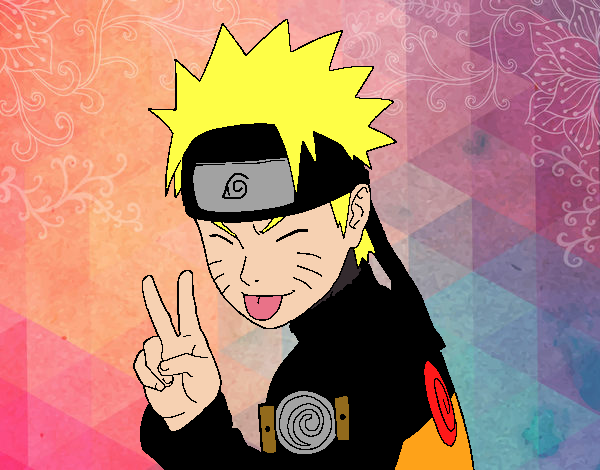 Naruto sacando lengua